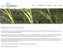 Tablet Screenshot of garten-lindner.de